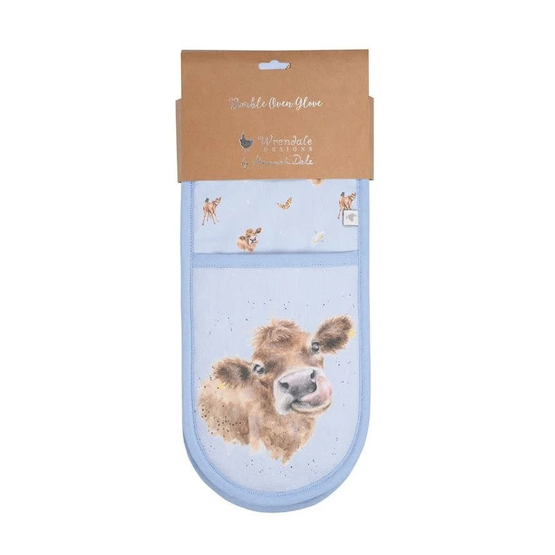 Wrendale Designs Farmyard Friends Dubbele Ovenwant - 89 cm x 18 cm