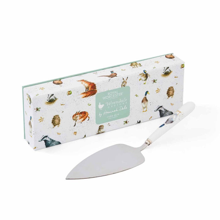 Wrendale Designs Guard Duck Taartschep - Porselein/RVS - 26,5 cm