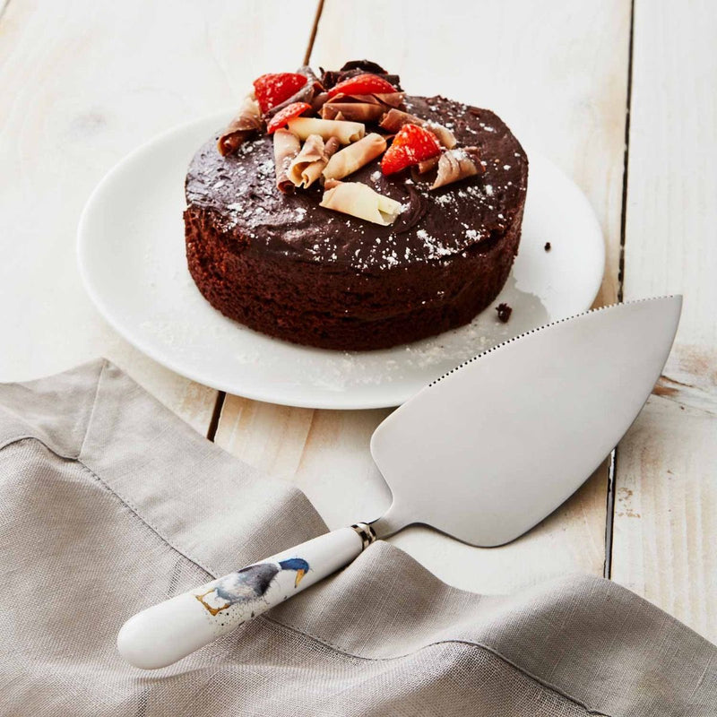 Wrendale Designs Guard Duck Taartschep - Porselein/RVS - 26,5 cm