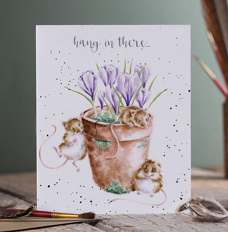 Wrendale Designs Hang in There Kaart