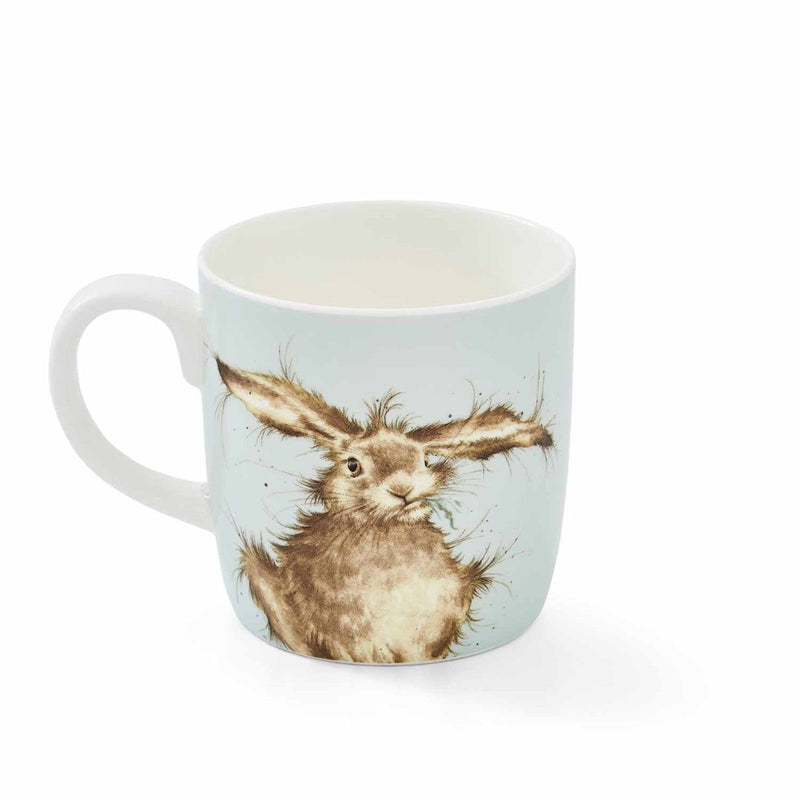 Wrendale Designs Hare Brained Beker - Haas - Porselein - 400 ml