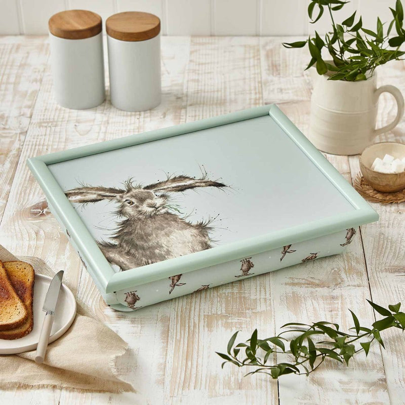 Wrendale Designs Hare Brained Lap Tray - 44 cm x 34 cm x 8 cm