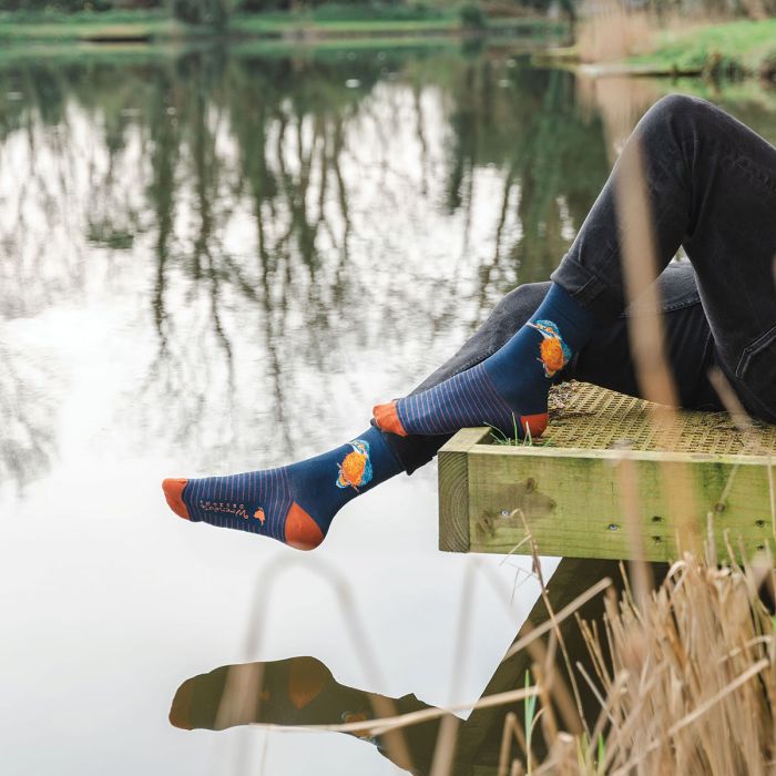 Wrendale Designs the Kingfisher Herensokken