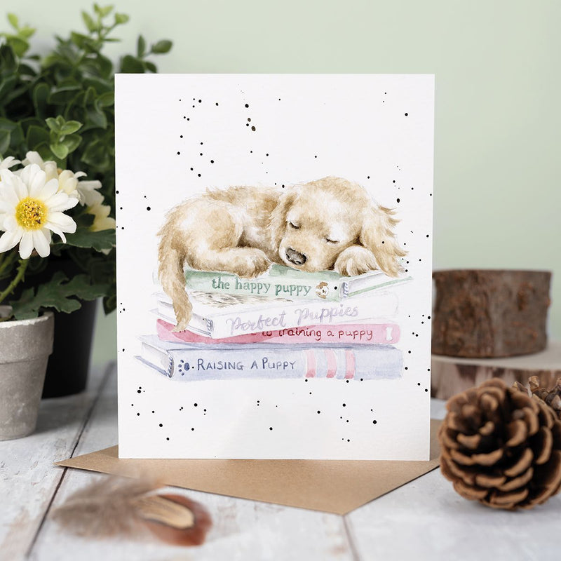 Wrendale Designs A Pup's Life Kaart