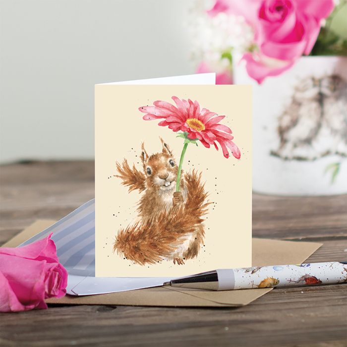 Wrendale Designs Flowers Come After Rain Kaartje