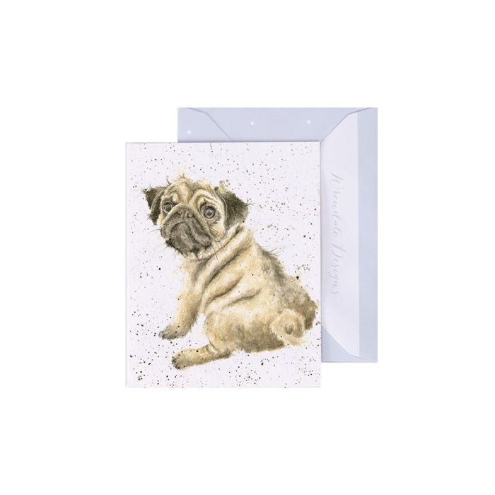 Wrendale Designs Pug Love Kaartje