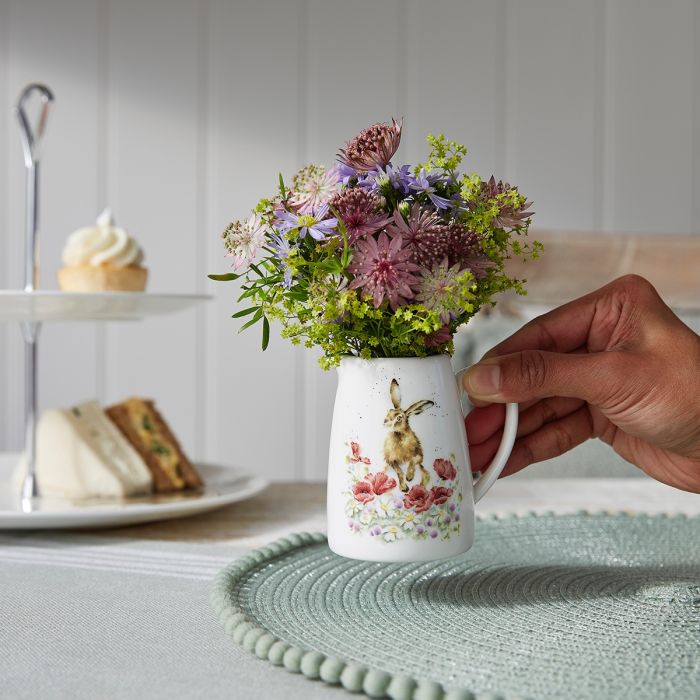 Wrendale Designs Field of Flowers Kannetje - Fine Bone China - 125 ml