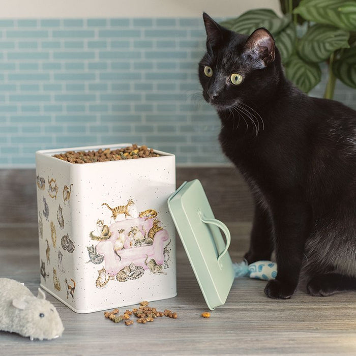 Wrendale Designs Kattenvoer Blik - Koolstofstaal