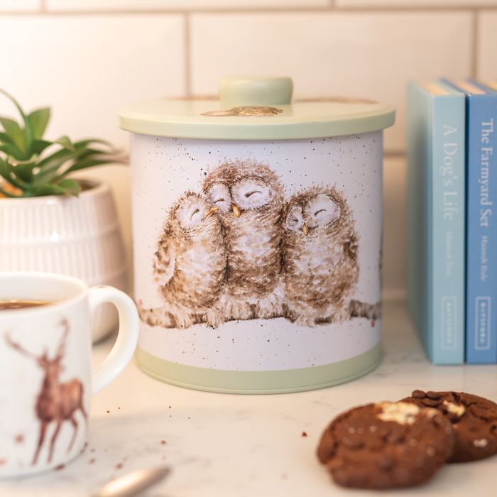 Wrendale Desings Owl Koekblik - Uil - Metaal