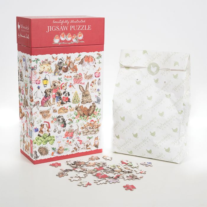 Wrendale Designs The Country Set Christmas Legpuzzel - 1000 Stukjes