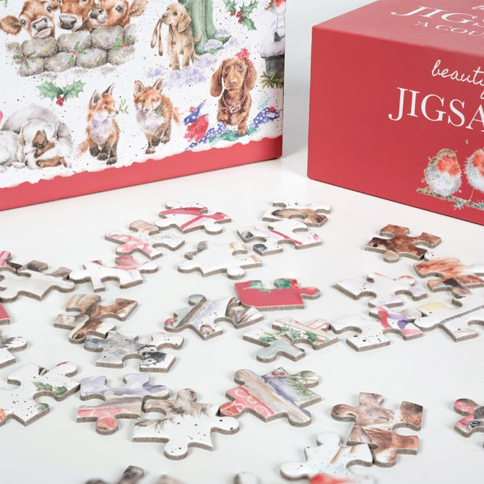 Wrendale Designs The Country Set Christmas Legpuzzel - 1000 Stukjes