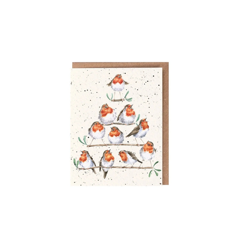 Wrendale Designs Rockin Robins Kaartje
