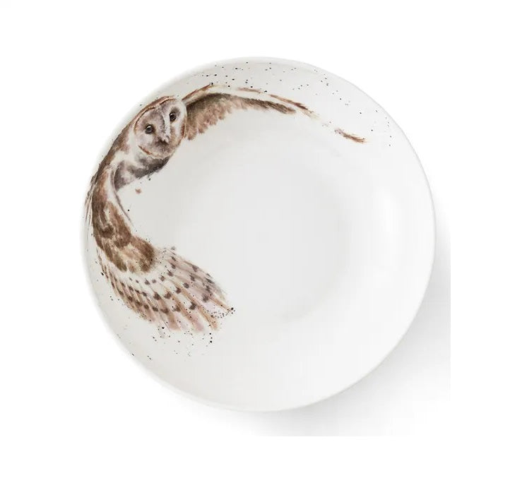 Wrendale Designs Owl Pastabord - Uil - Porselein - Ø 22 cm