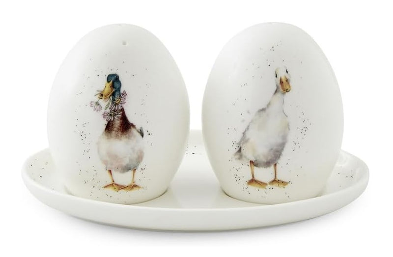 Wrendale Designs Not a Daisy Goes By Peper en Zout Stel - Fine Bone China