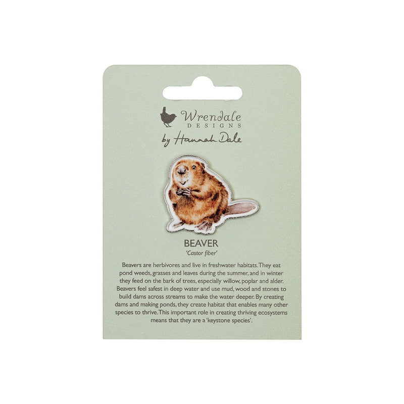 Wrendale Designs The Arborist Speldje - Bever