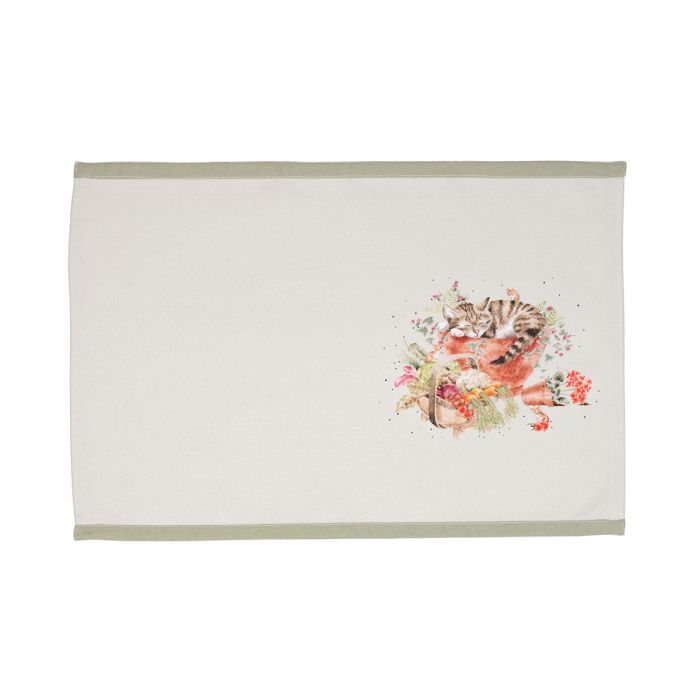 Wrendale Designs Garden Friends Placemat - Set van 4 - 100% Katoen - 30,5 cm x 45 cm