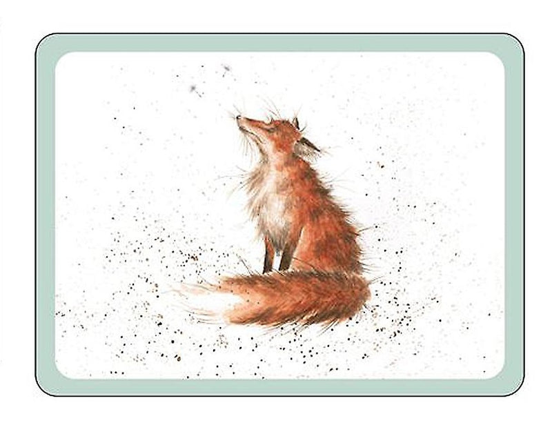 Wrendale Designs Country Set Placemat - Vos - 30,5 cm x 23 cm