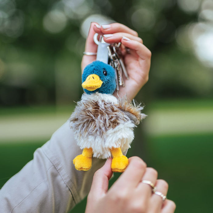 Wrendale Designs Webster Pluche Sleutelhanger - Eend