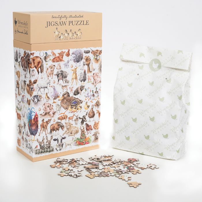 Wrendale Designs Farmyard Friends Legpuzzel - 1000 Stukjes