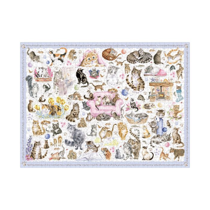 Wrendale Designs Feline Friends Legpuzzel - 1000 Stukjes