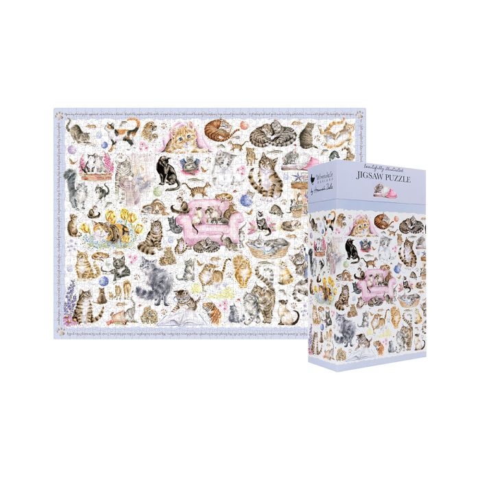 Wrendale Designs Feline Friends Legpuzzel - 1000 Stukjes