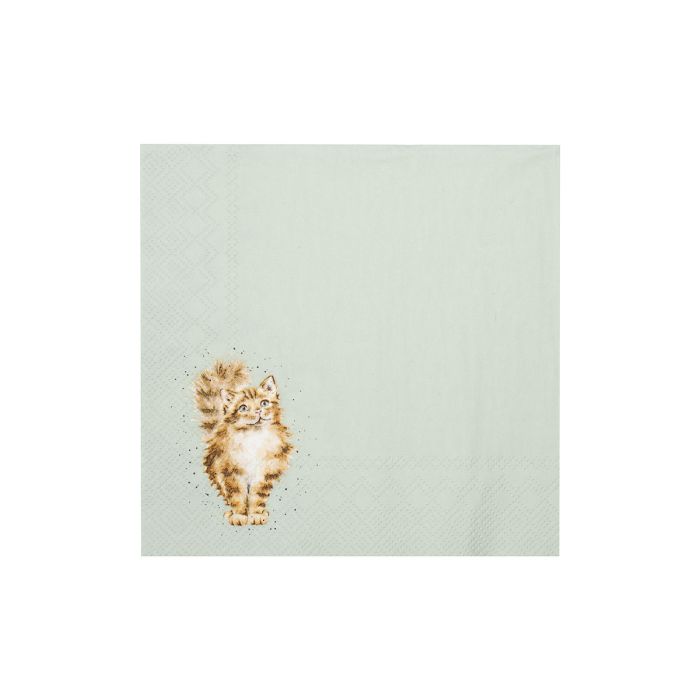Wrendale Designs Feline Good Papieren Servetten - 24 cm x 24 cm
