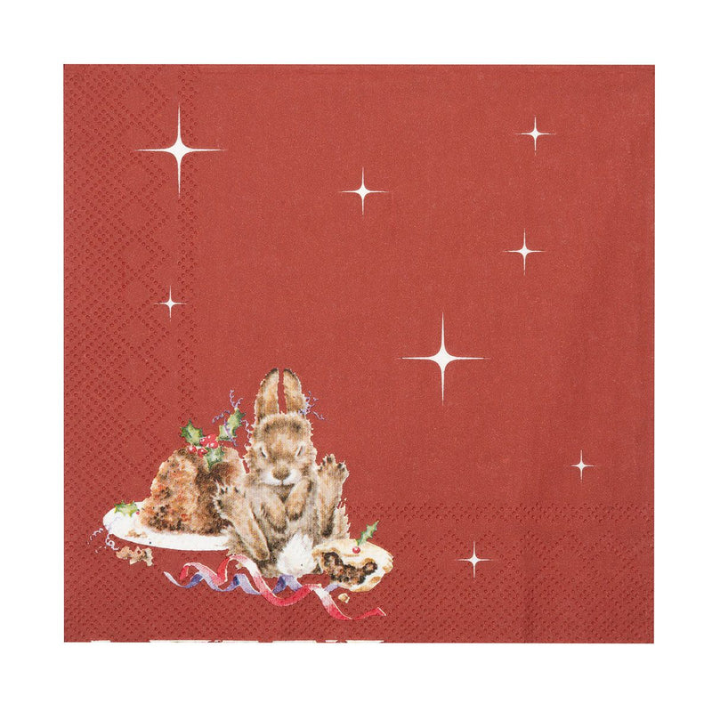Wrendale Designs Merry Little Christmas Papieren Servetten - 33 cm x 33 cm