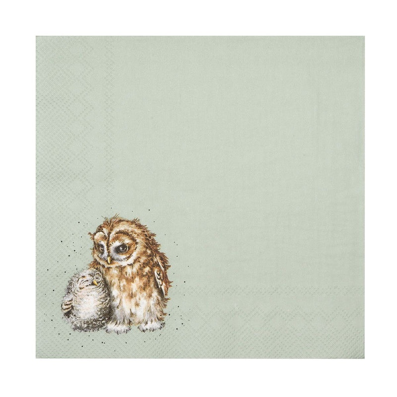 Wrendale Designs Owl Together Papieren Servetten - 33 cm x 33 cm