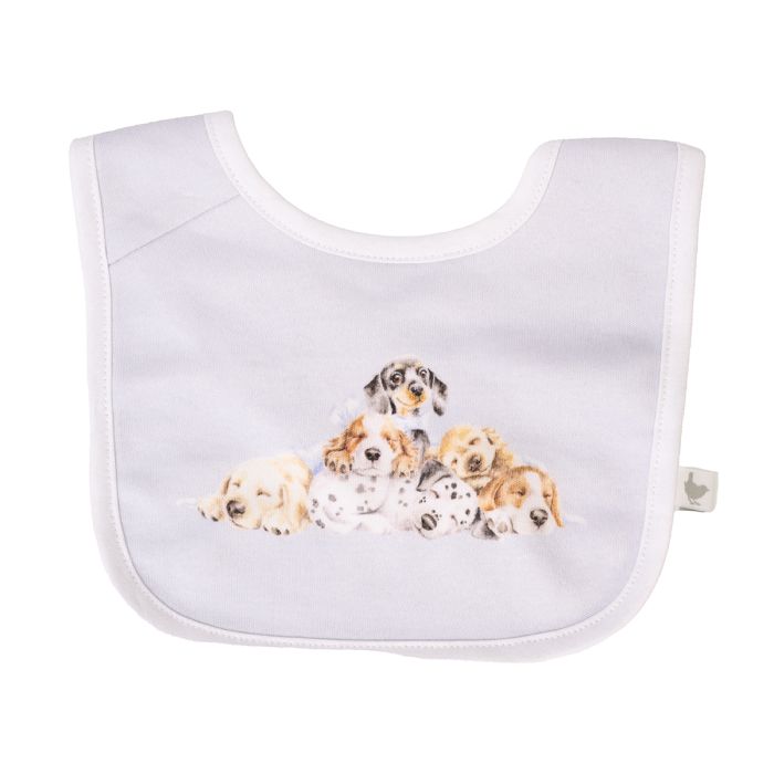 Wrendale Designs Little Paws Slabbetjes - 100% Katoen - Set van 2