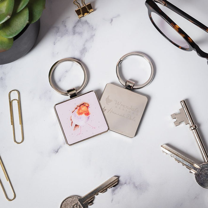 Wrendale Designs Curious Robin Sleutelhanger