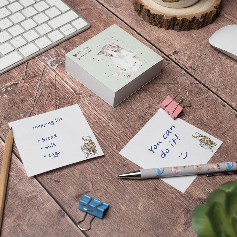 Wrendale Designs Ladybird Sticky Notes - 8 cm x 8 cm x 3,5 cm