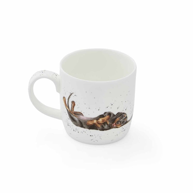 Wrendale Designs That Friday Feeling Beker - Teckel - Fine Bone China - 300 ml