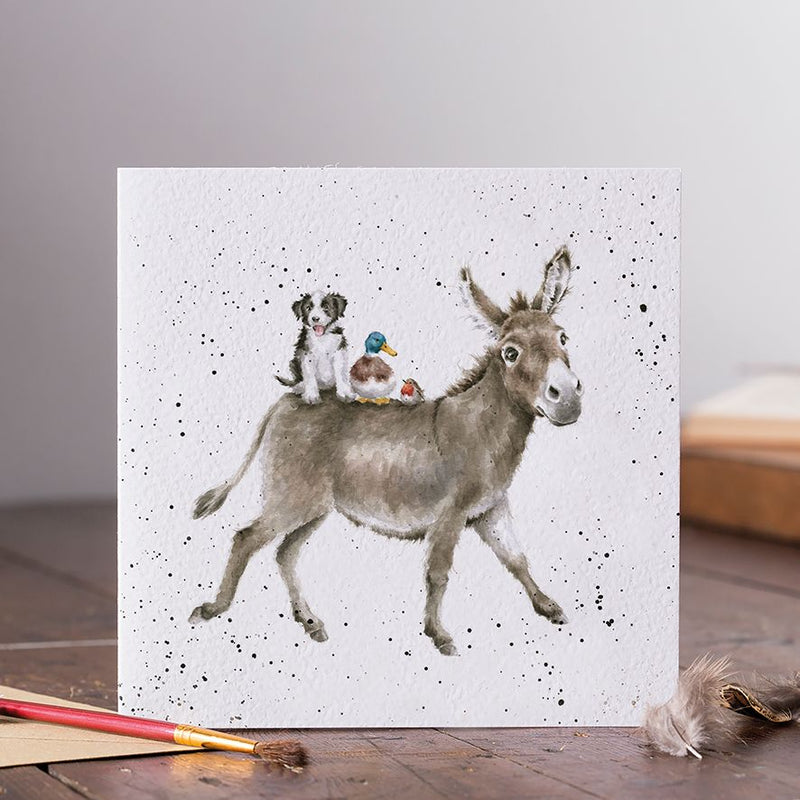 Wrendale Designs The Donkey Ride Kaart