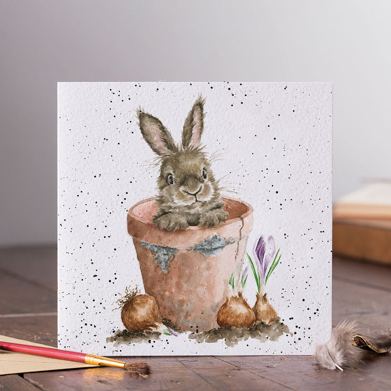 Wrendale Designs The Flower Pot Kaart