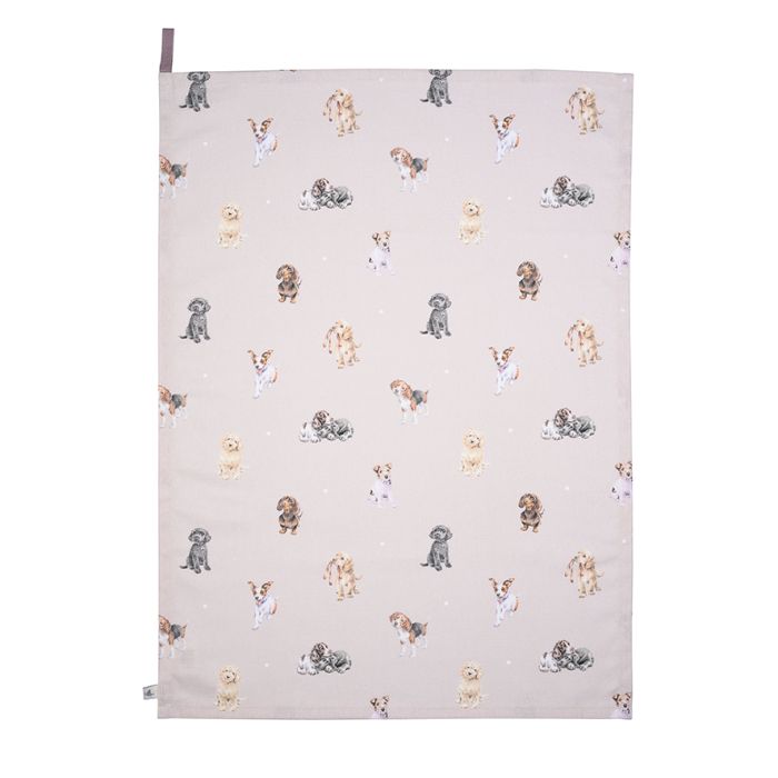 Wrendale Designs A Dog's Life Theedoek - 69 cm x 50 cm