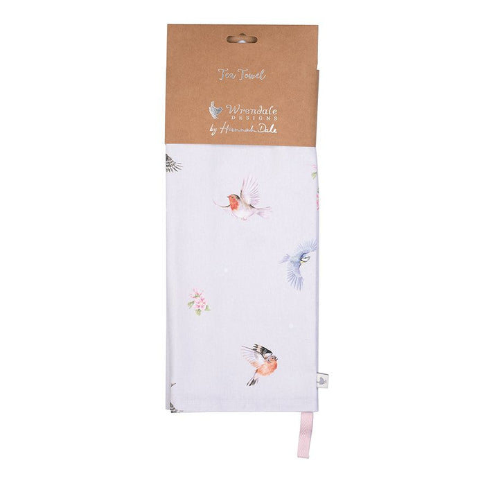 Wrendale Designs Feathered Friends Theedoek - 69 cm x 50 cm