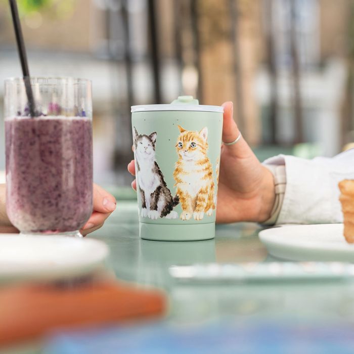 Wrendale Designs Feline Friends Travel Mug - 320 ml