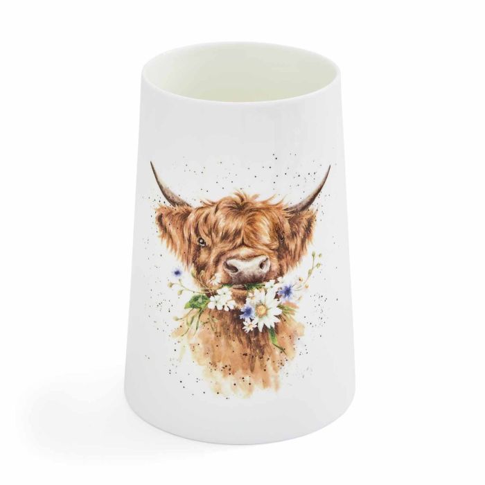 Wrendale Designs Daisy Coo Vaas - Fine Bone China - 20,5 cm x 11 cm