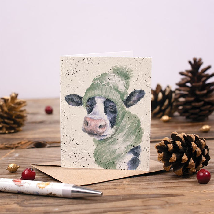 Wrendale Designs Mooo-rry Christmas Kaartje