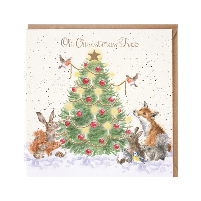 Wrendale Designs Oh Christmas Tree Kaart