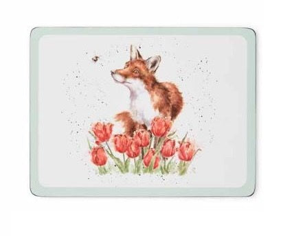 Wrendale Designs Woodland Animal Placemat - Vos - 30,5 cm x 23 cm