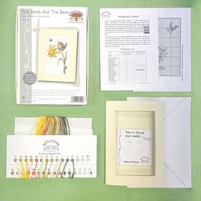 Wrendale Designs The Birds and the Bees Borduurpakket - 10 cm x 16 cm