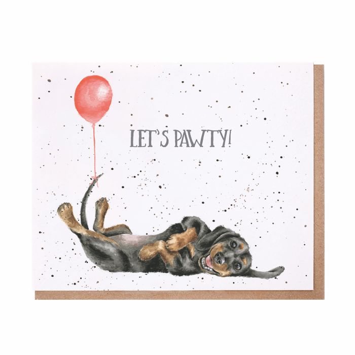 Wrendale Designs Let's Pawty Kaart