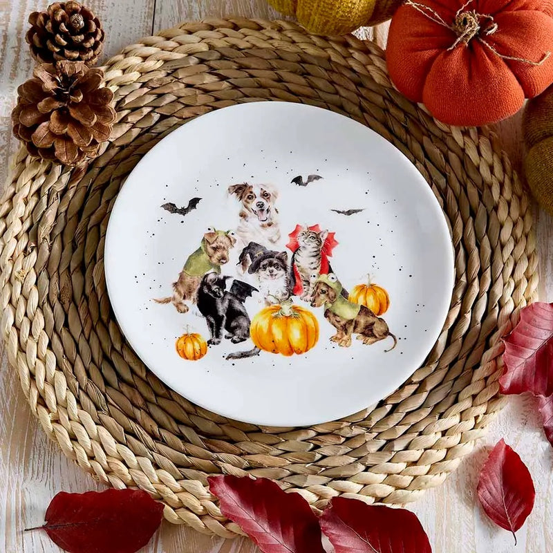 Wrendale Designs Halloween Party Ontbijtbord - Fine Bone China - Halloween - Ø 20 cm