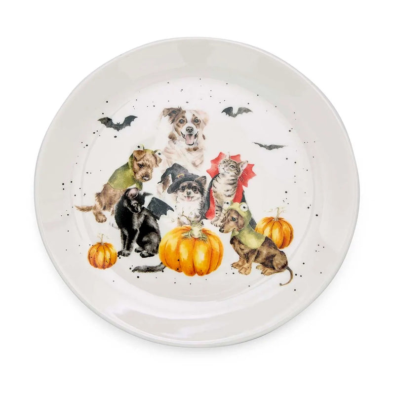 Wrendale Designs Halloween Party Ontbijtbord - Fine Bone China - Halloween - Ø 20 cm