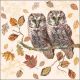 Ambiente Owl Couple Papieren Servetten - 33 cm x 33 cm
