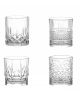 Brandani Spirits Waterglazen - Transparant - Kristalglas - 4 stuks - 300 ml