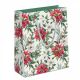 Ambiente Cadeautas Christmas Florals - Papier - 22,5 cm x 17 cm x 9 cm