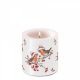 Ambiente Christmas Robins White Kaars - Klein - Paraffine - Ø 9 cm