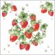 Ambiente Bunch of Strawberries Servetten - 33 cm x 33 cm